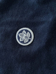 植物藍染 オレンジブロッサム刺繍Tシャツ