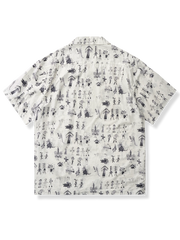 グラフィティアート総柄 半袖シャツ