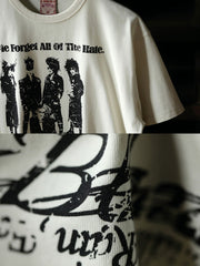 TシャツのX JAPANシルエットプリントのディテール