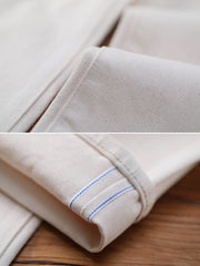 12oz ホワイト 赤耳 デニムパンツ