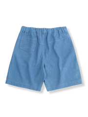 機能性 ウォッシュデニム ショートパンツ