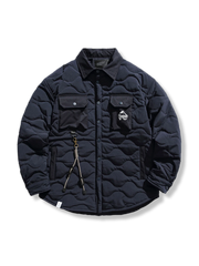 機能4ポケット キルティング中綿ジャケット