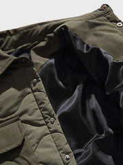 機能4ポケット キルティング中綿ジャケット