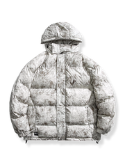 テクスチャデザイン 中綿ジャケット