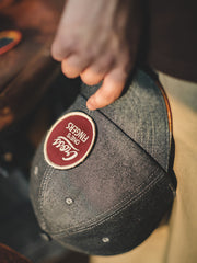 デニム マジックテープ ベースボールキャップ