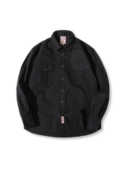 ヘビーウェイト 純綿 アコーディオン ポケットシャツ