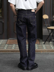 ヴィンテージ16.5オンスセルビッジデニムストレートジーンズ