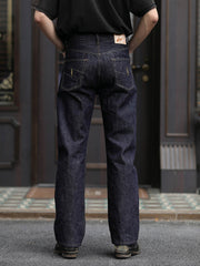 ヴィンテージ16.5オンスセルビッジデニムストレートジーンズ