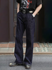 ヴィンテージ16.5オンスセルビッジデニムストレートジーンズ