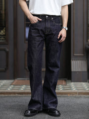 ヴィンテージ16.5オンスセルビッジデニムストレートジーンズ