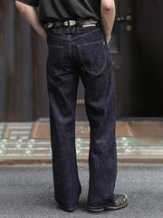 ヴィンテージ16.5オンスセルビッジデニムストレートジーンズ