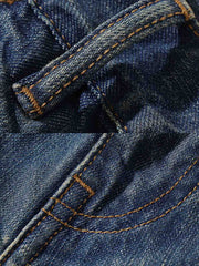 ヴィンテージ風ウォッシュデニムワークショーツ