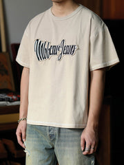 ヴィンテージウォッシュ ショートワイドTシャツ