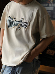 ヴィンテージウォッシュ ショートワイドTシャツ