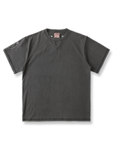 渦巻き プリント バティック ウォッシュ 半袖Tシャツ