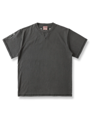 渦巻き プリント バティック ウォッシュ 半袖Tシャツ