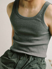 スリムフィットアイスシルクタンクトップ