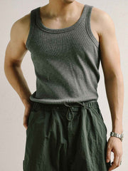 スリムフィットアイスシルクタンクトップ