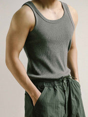 スリムフィットアイスシルクタンクトップ