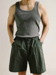 スリムフィットアイスシルクタンクトップ