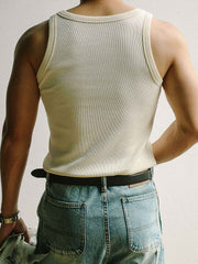 スリムフィットアイスシルクタンクトップ