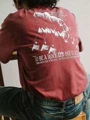 ブルース・ツェッペリンプリントヴィンテージウォッシュTシャツ