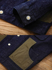 ポケットコンビ デニムジャケット