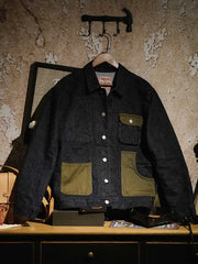 ポケットコンビ デニムジャケット