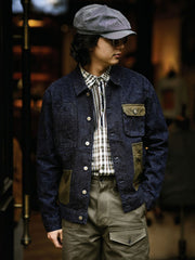 ポケットコンビ デニムジャケット