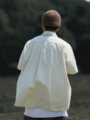 アシンメトリー ポケットシャツ