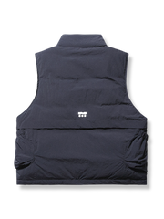 スタンドカラー ダウンベスト