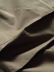 裾絞り 膝ダブルタック スラックス