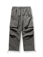 裾絞り 立体ポケット付きスラックス