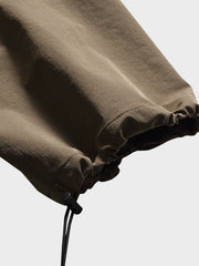 裾絞り 立体ポケット付きスラックス