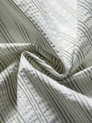 ストライプ柄長袖シャツ