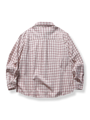 ミックスカラー チェック長袖シャツ