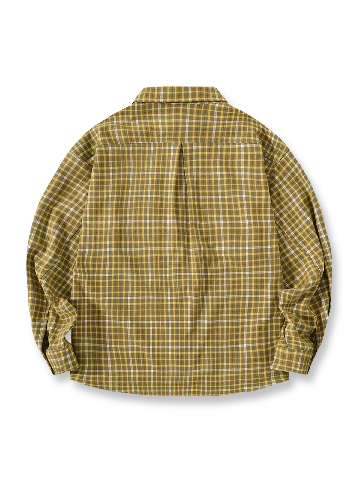 製品画像
「レトロなアメカジスタイルのチェック柄長袖シャツ全体の展示図。クラシックなチェック柄デザインとリラックス感のある着心地を提供するアイテム。アースカラーを取り入れたカラーリングが多様なボトムスとの相性抜群で、日常的なカジュアルスタイルに最適。」
詳細画像
「胸元のパッチポケットとチェック柄のディテール特写。ウォッシュ加工により、自然なヴィンテージ感を表現したデザインが特徴的。しっかりとした中厚生地が、着心地と耐久性を両立させています。」
