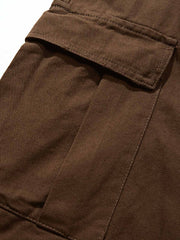 製品画像
ウォッシュドクラッシュ加工カーゴパンツ、ヴィンテージ感のあるクラッシュデザイン、精緻な水洗い加工で柔らかな生地感、カジュアルでストリート感を強調、実用的な大きなポケットがアクセント
詳細画像
ウォッシュドクラッシュ加工によるヴィンテージスタイル、柔らかなコットン生地、シンプルなストレートカットシルエット、大きなポケットが特徴的で実用性が高い、リラックスしたカジュアルスタイルに最適