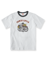 アメリカンヴィンテージ ハーレーバイク Tシャツの全体像