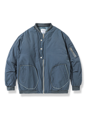 立体ポケット ベースボール中綿ジャケット