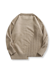 不規則編み ニット セーター