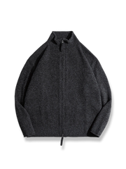 ジッパー付きニット