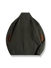 ジッパー付きニット