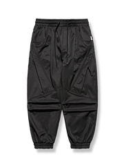 裏起毛 裾絞りスノーカモパンツ