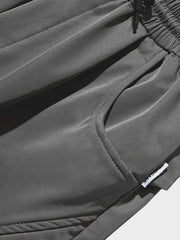 裏起毛 裾絞りスノーカモパンツ