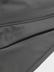 裏起毛 裾絞りスノーカモパンツ