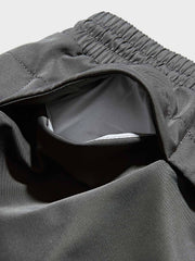 裏起毛 裾絞りスノーカモパンツ