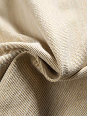 竹節柄 砂洗いショートパンツ