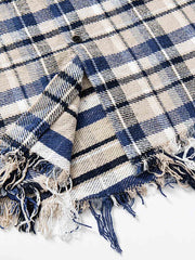 裾処理 ウォッシュドY2K チェック柄シャツ