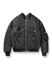 デタッチャブルジップフライトジャケット